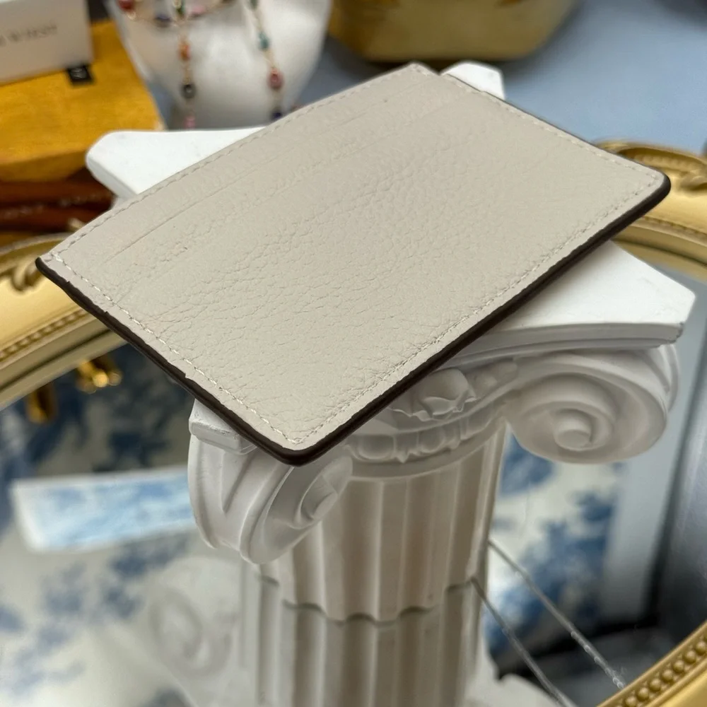 🆕 OROTON 🧿 NWOT Margot Card Sleeve, White Leather Cardholder